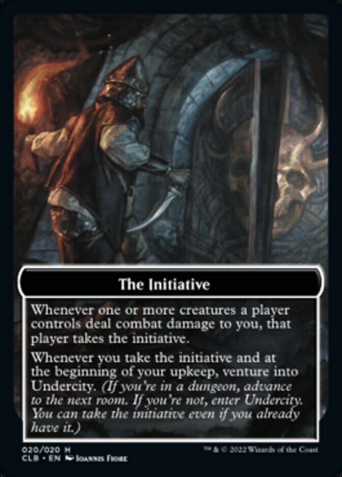 The Initiative // Undercity Double-Sided Token [Commander Legends: Battle for Baldur's Gate Tokens] MTG Single Magic: The Gathering  | Multizone: Comics And Games
