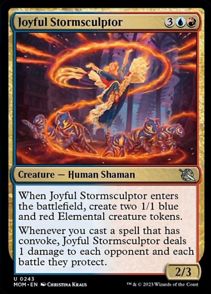 Joyful Stormsculptor [March of the Machine] MTG Single Magic: The Gathering  | Multizone: Comics And Games