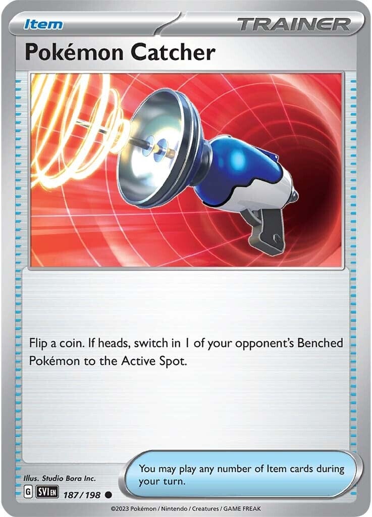 Pokemon Catcher (187/198) [Scarlet & Violet: Base Set] Pokemon Single Pokémon  | Multizone: Comics And Games