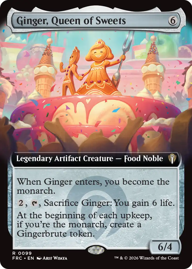 Ginger, Queen of Sweets (Extended Art) [Reality Fracture Commander] | Multizone: Comics And Games