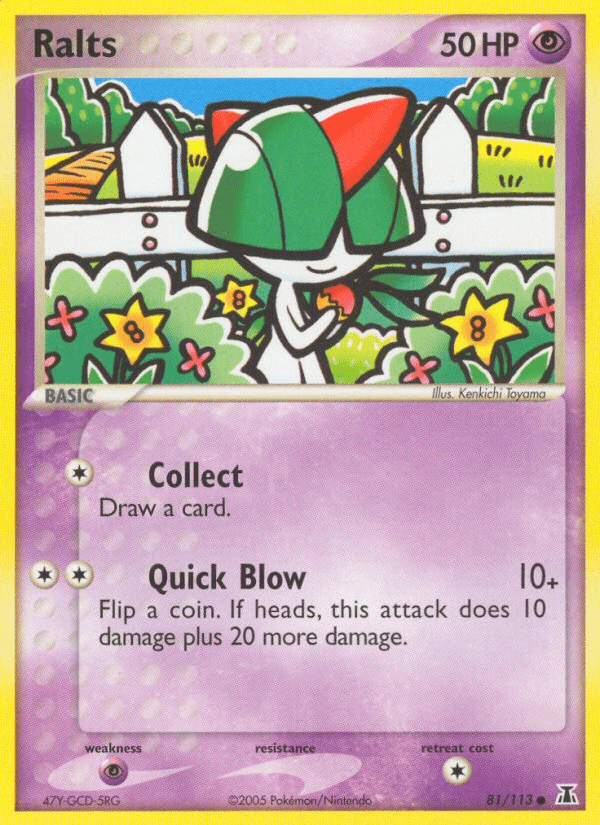 Ralts (81/113) [EX: Delta Species] Pokemon Single Pokémon  | Multizone: Comics And Games
