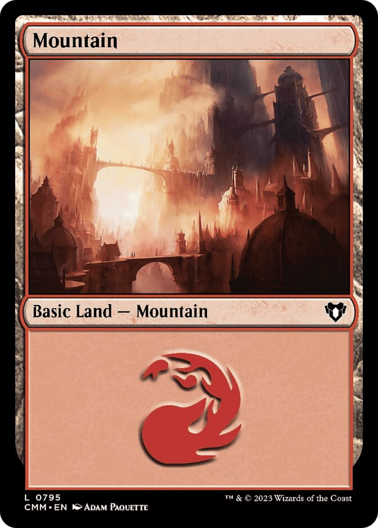 Mountain (795) [Commander Masters] MTG Single Magic: The Gathering  | Multizone: Comics And Games