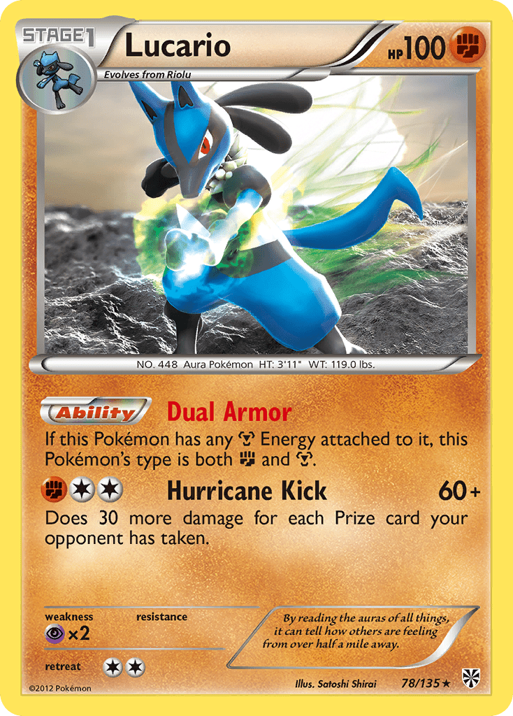 Lucario (78/135) [Black & White: Plasma Storm] Pokemon Single Pokémon  | Multizone: Comics And Games