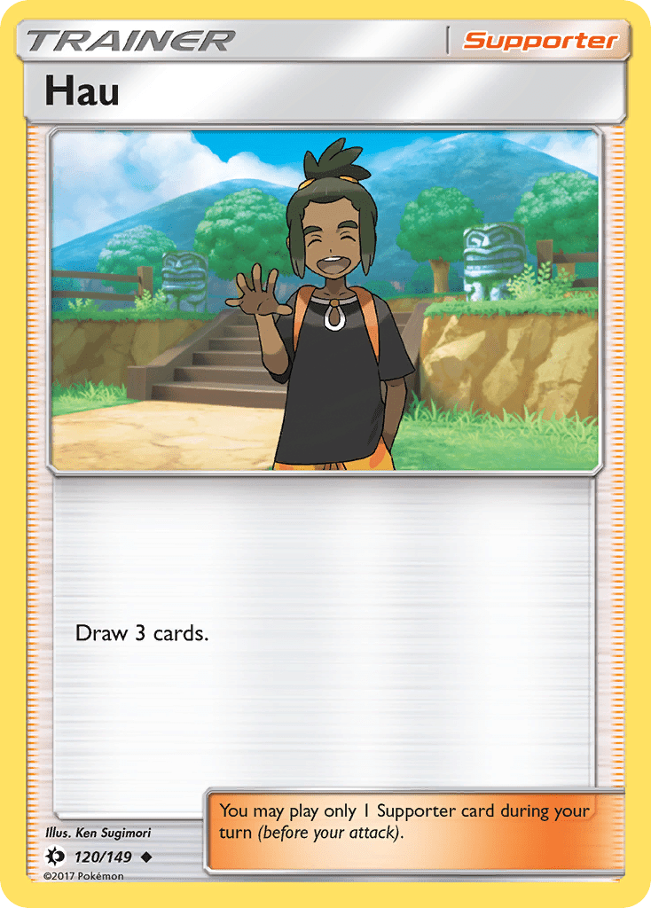 Hau (120/149) [Sun & Moon: Base Set] Pokemon Single Pokémon  | Multizone: Comics And Games