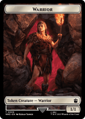 Warrior // Treasure (0029) Double-Sided Token [Doctor Who Tokens] MTG Single Magic: The Gathering  | Multizone: Comics And Games