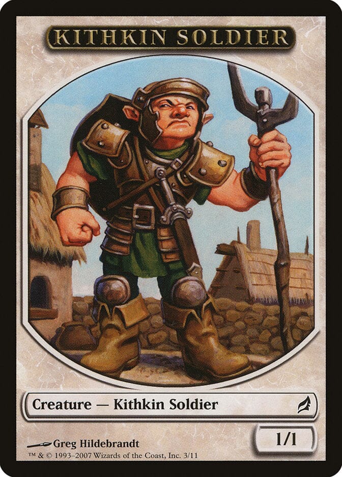 Kithkin Soldier Token [Lorwyn Tokens] MTG Single Magic: The Gathering  | Multizone: Comics And Games