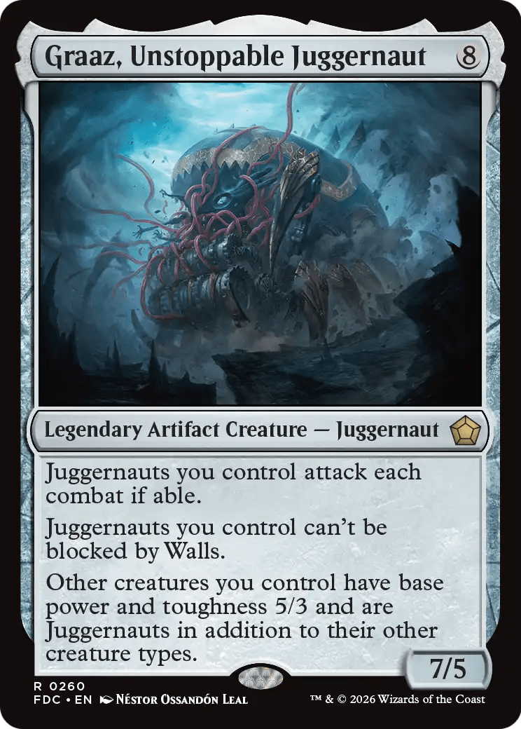 Graaz, Unstoppable Juggernaut [Foundations Commander] MTG Single Magic: The Gathering  | Multizone: Comics And Games