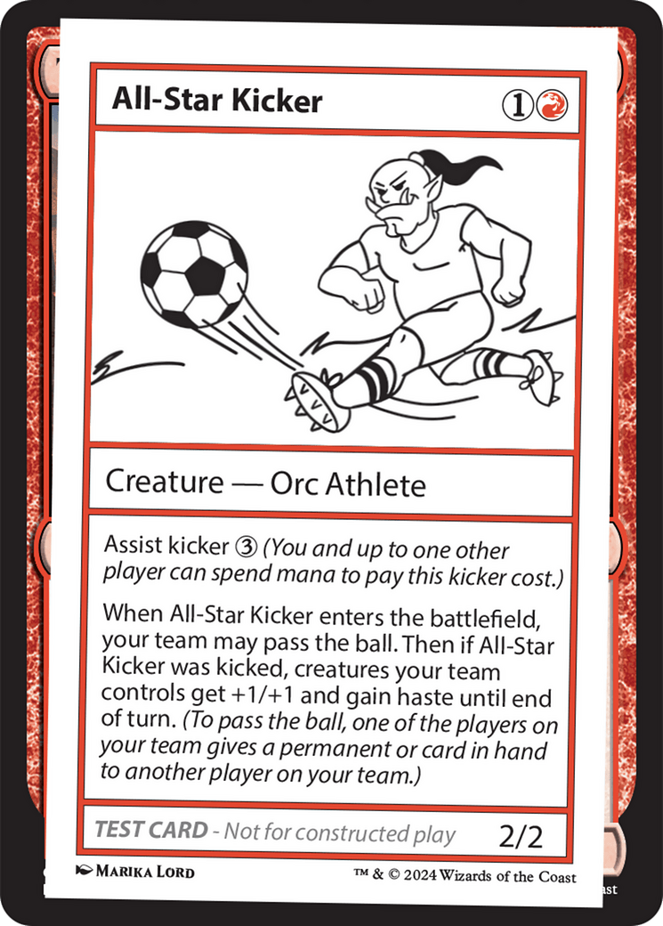 All-Star Kicker [Mystery Booster 2 Playtest Cards] MTG Single Magic: The Gathering  | Multizone: Comics And Games