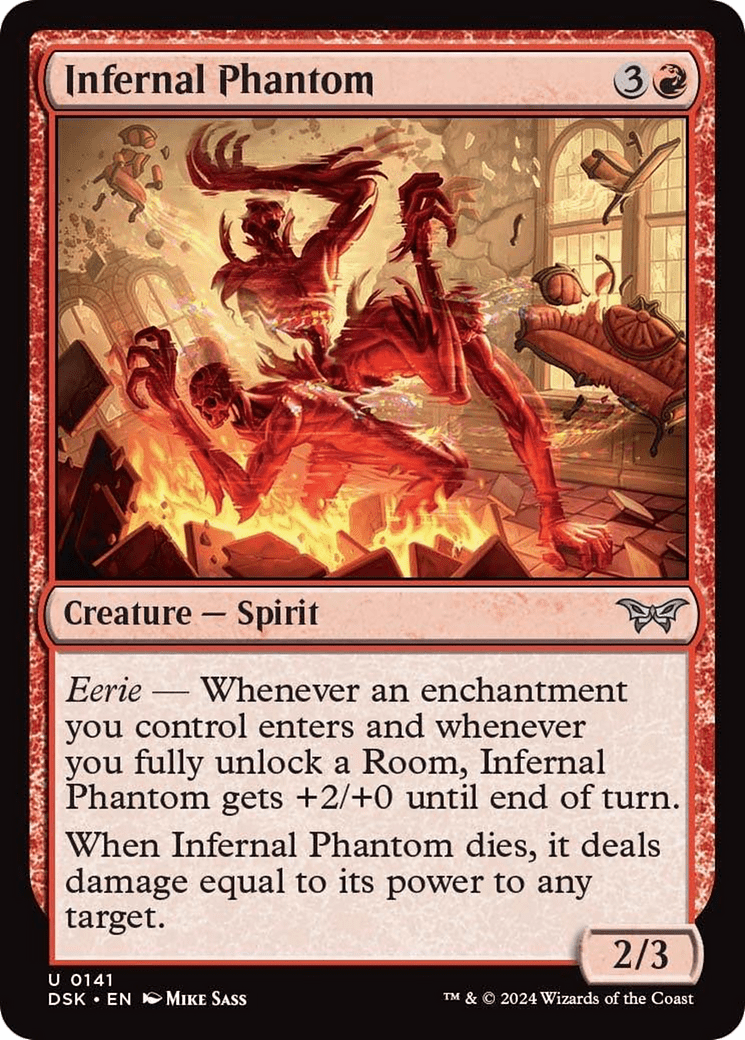 Infernal Phantom [Duskmourn: House of Horror] MTG Single Magic: The Gathering  | Multizone: Comics And Games