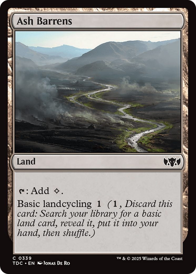 Ash Barrens [Tarkir: Dragonstorm Commander] MTG Single Magic: The Gathering  | Multizone: Comics And Games