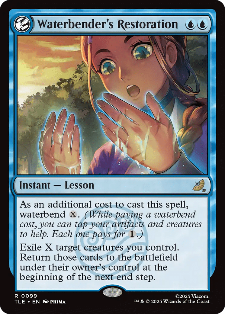 Waterbender's Restoration [Avatar: The Last Airbender: Eternal-Legal] MTG Single Magic: The Gathering  | Multizone: Comics And Games