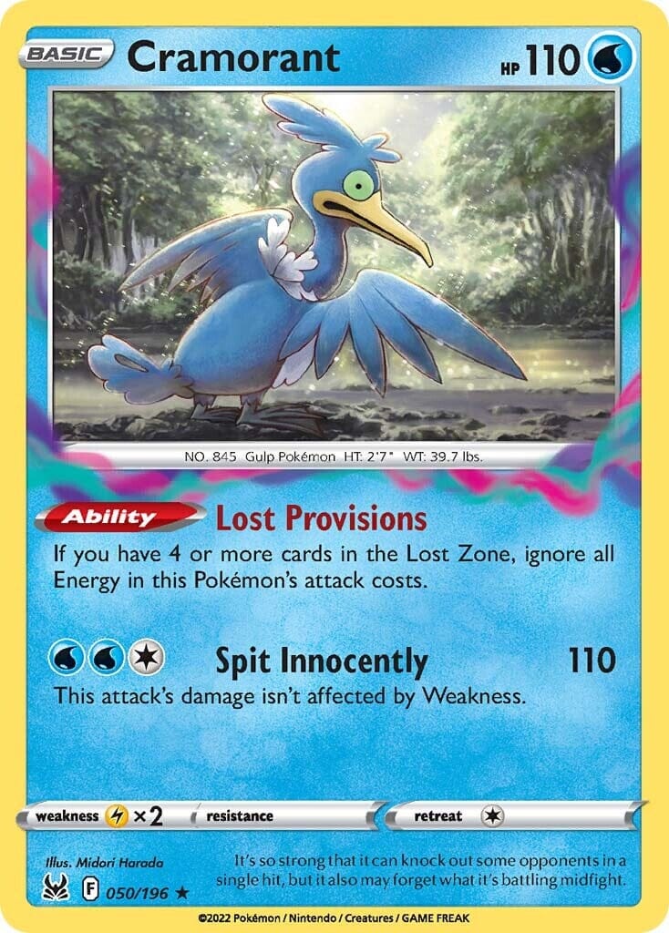 Cramorant (050/196) [Sword & Shield: Lost Origin] Pokemon Single Pokémon  | Multizone: Comics And Games