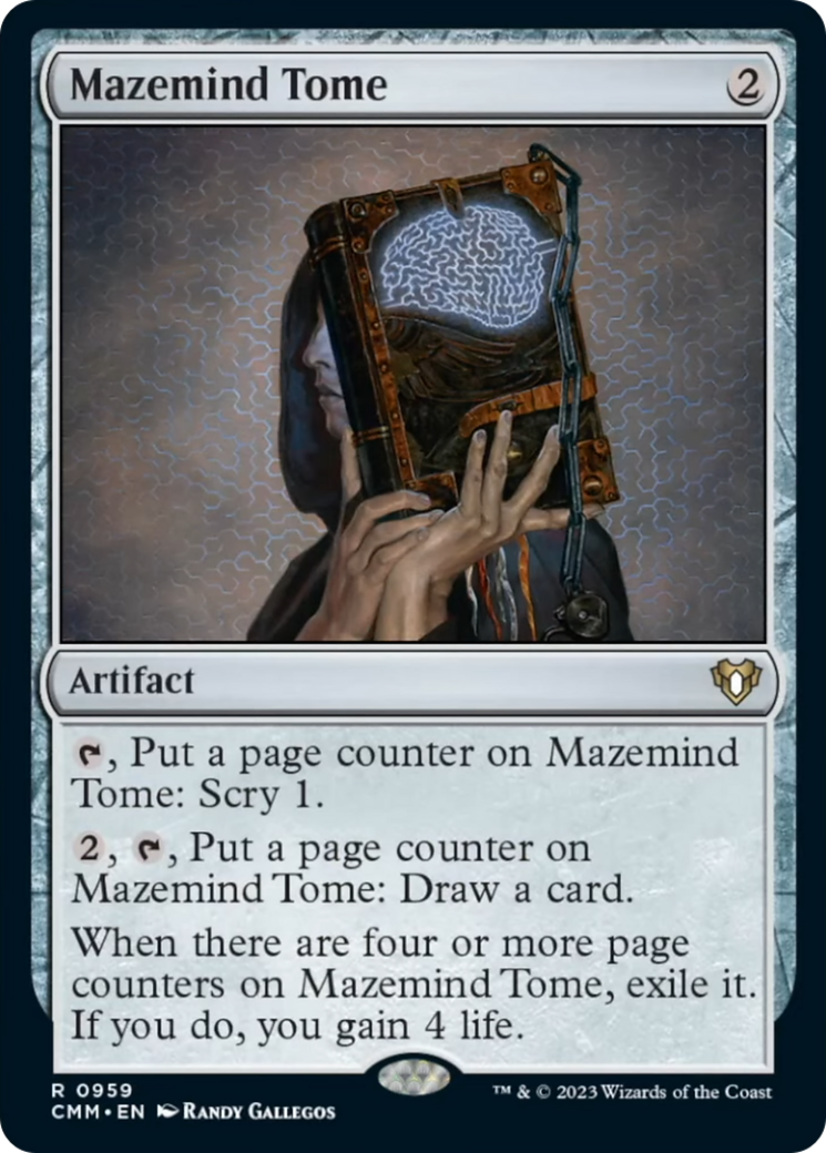 Mazemind Tome [Commander Masters] | Multizone: Comics And Games