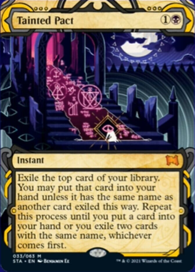 Tainted Pact (Foil Etched) [Strixhaven: Mystical Archive] MTG Single Magic: The Gathering  | Multizone: Comics And Games
