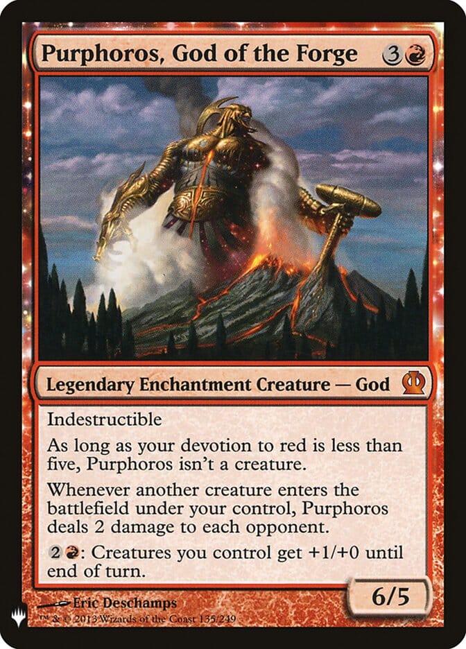 Purphoros, God of the Forge [Mystery Booster] MTG Single Magic: The Gathering  | Multizone: Comics And Games