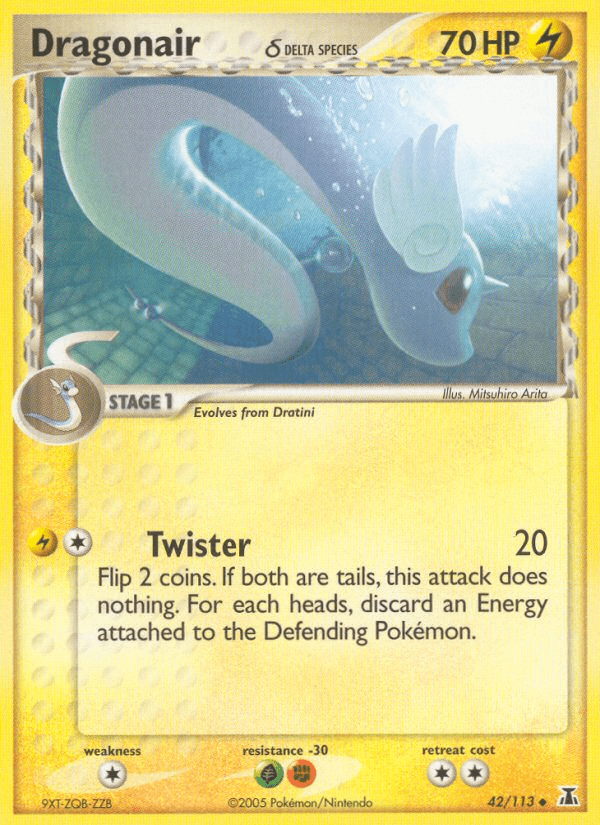 Dragonair (42/113) (Delta Species) [EX: Delta Species] Pokemon Single Pokémon  | Multizone: Comics And Games