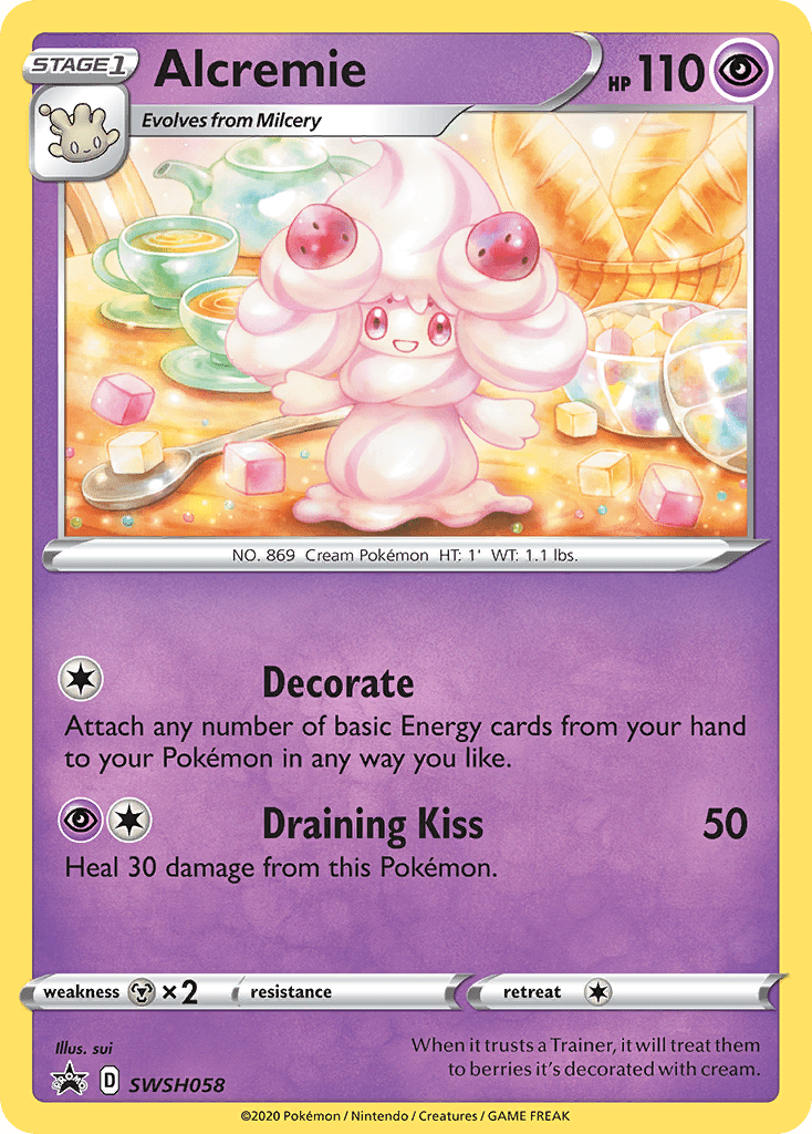 Alcremie (SWSH058) [Sword & Shield: Black Star Promos] Pokemon Single Pokémon  | Multizone: Comics And Games