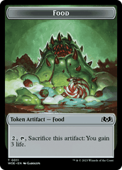 Beast // Food (0011) Double-Sided Token [Wilds of Eldraine Tokens] MTG Single Magic: The Gathering  | Multizone: Comics And Games