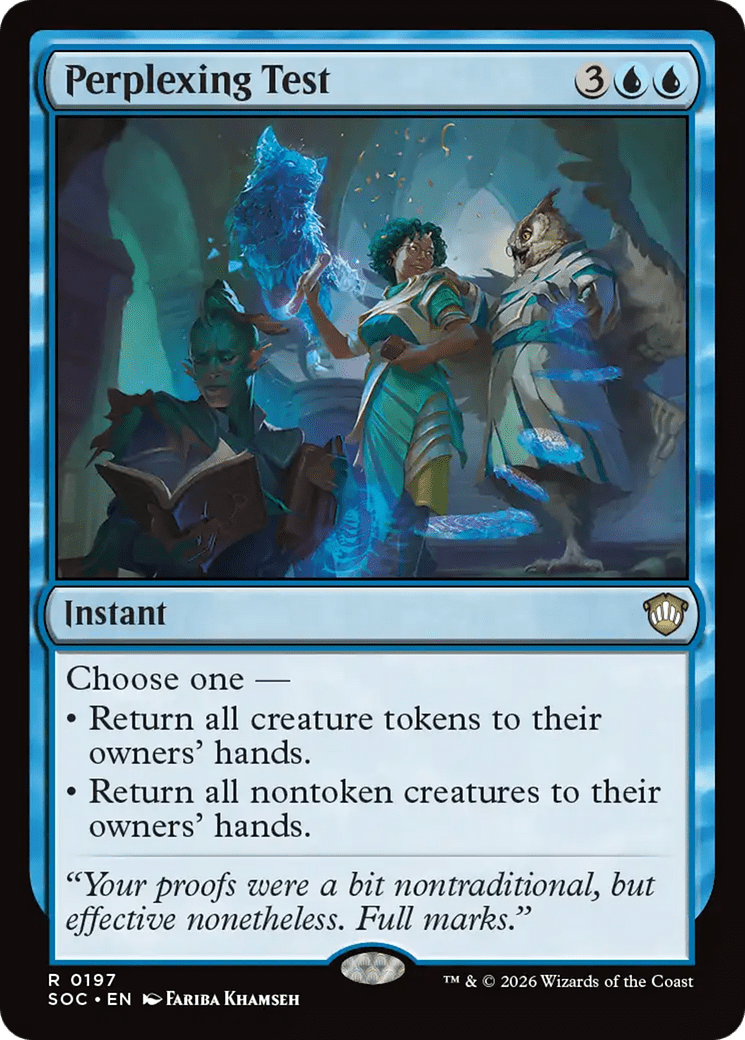 Perplexing Test [Secrets of Strixhaven Commander] MTG Single Magic: The Gathering  | Multizone: Comics And Games