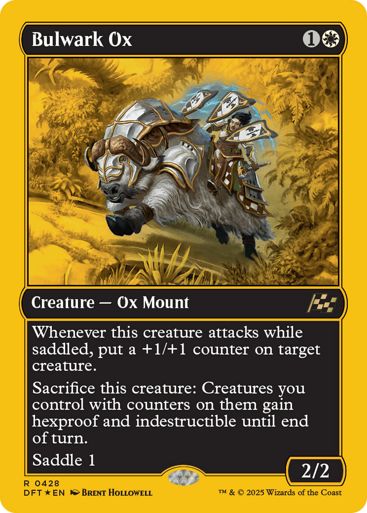 Bulwark Ox (First-Place Foil) [Aetherdrift] MTG Single Magic: The Gathering  | Multizone: Comics And Games