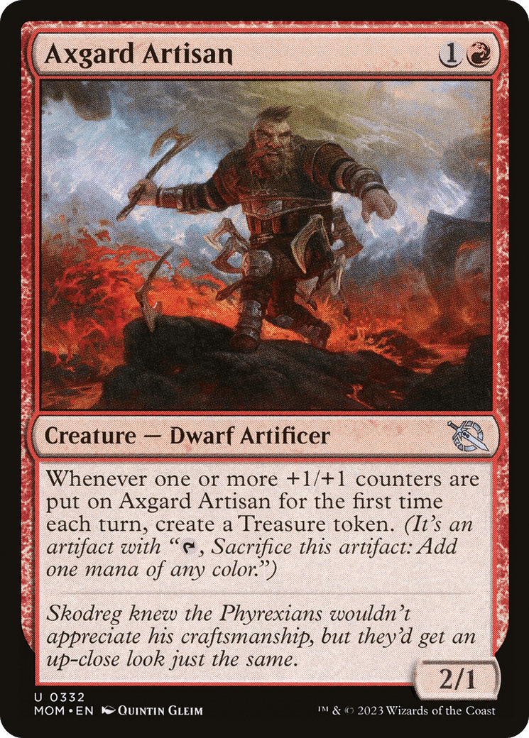 Axgard Artisan [March of the Machine] MTG Single Magic: The Gathering  | Multizone: Comics And Games