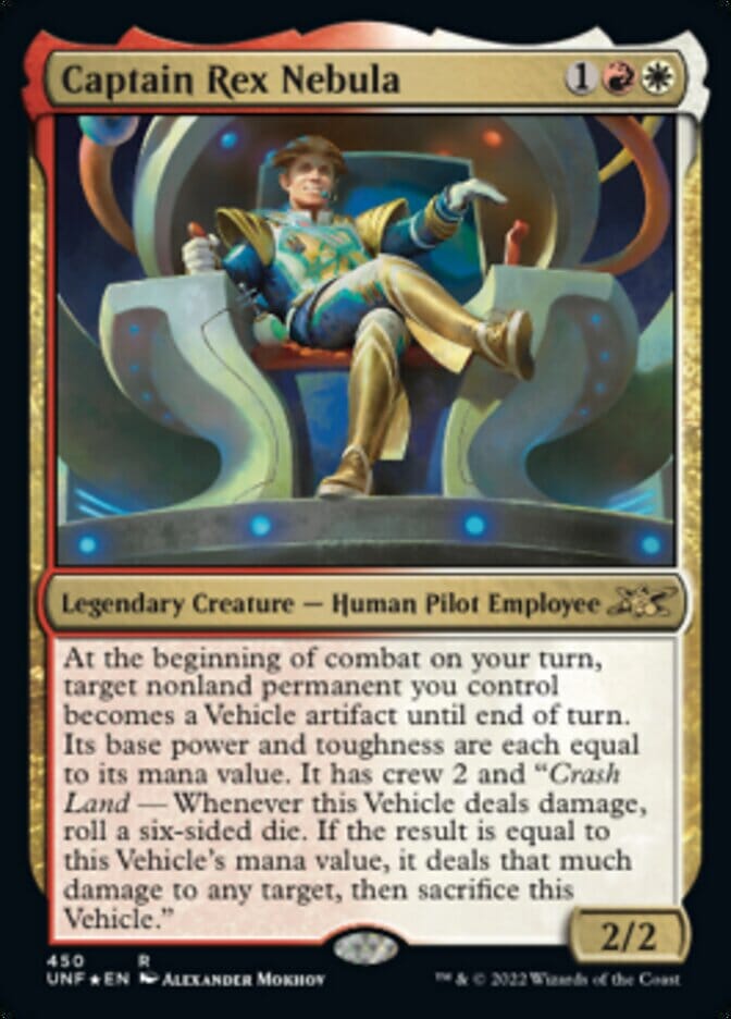 Captain Rex Nebula (Galaxy Foil) [Unfinity] MTG Single Magic: The Gathering  | Multizone: Comics And Games