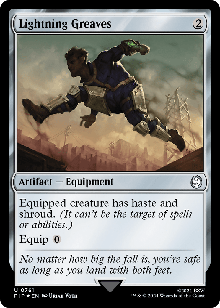 Lightning Greaves (Surge Foil) [Fallout] MTG Single Magic: The Gathering  | Multizone: Comics And Games