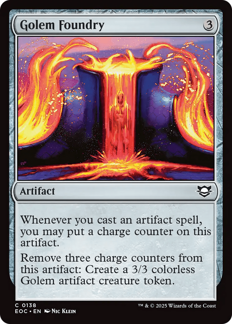 Golem Foundry [Edge of Eternities Commander] MTG Single Magic: The Gathering  | Multizone: Comics And Games