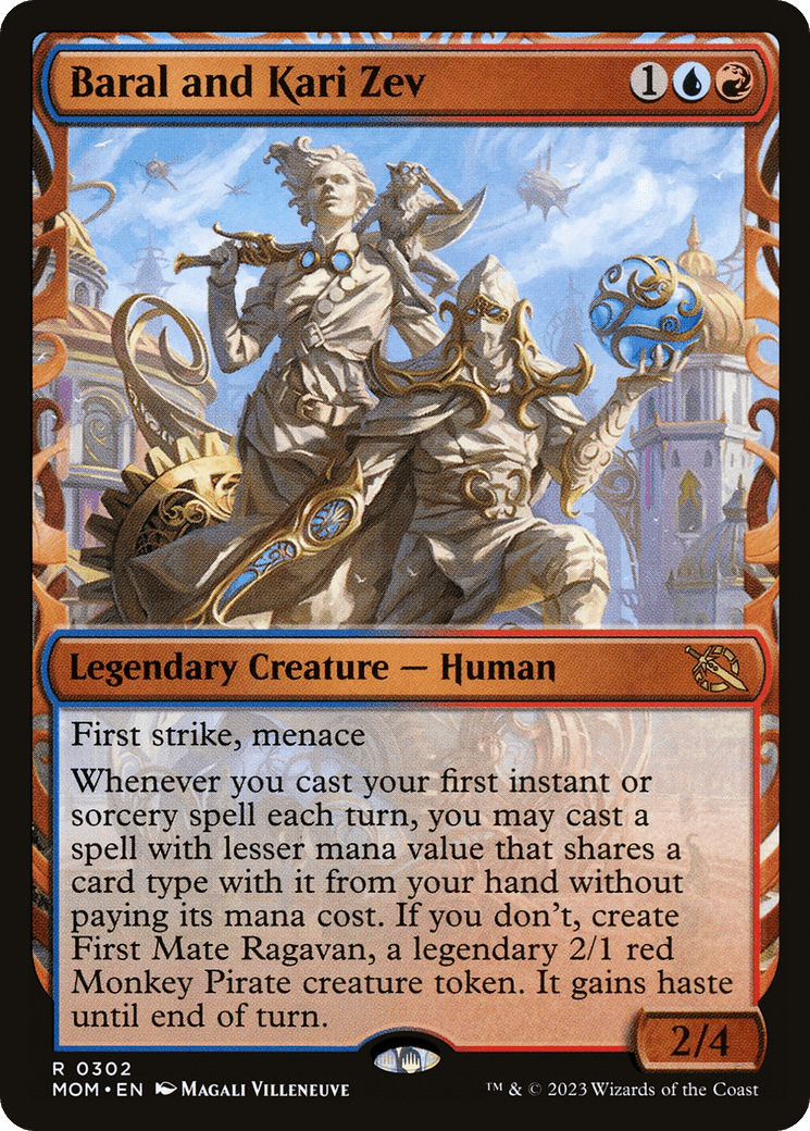 Baral and Kari Zev (Showcase Planar Booster Fun) [March of the Machine] MTG Single Magic: The Gathering  | Multizone: Comics And Games