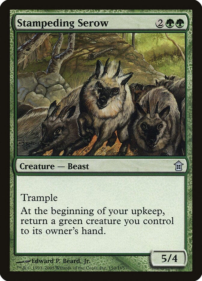 Stampeding Serow [Saviors of Kamigawa] MTG Single Magic: The Gathering  | Multizone: Comics And Games