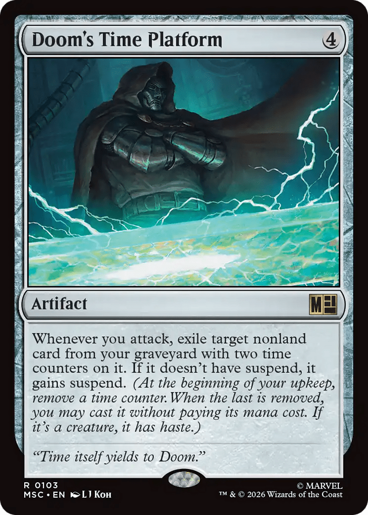 Doom's Time Platform [Marvel Super Heroes Commander] MTG Single Magic: The Gathering  | Multizone: Comics And Games