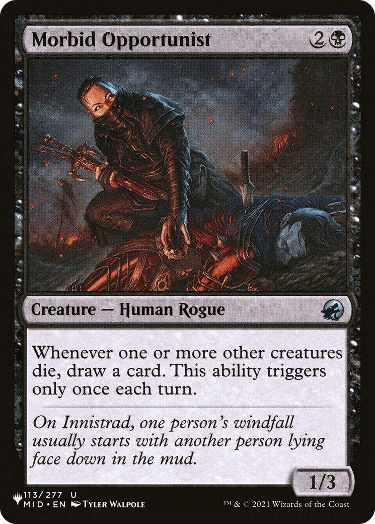 Morbid Opportunist [The List] MTG Single Magic: The Gathering  | Multizone: Comics And Games