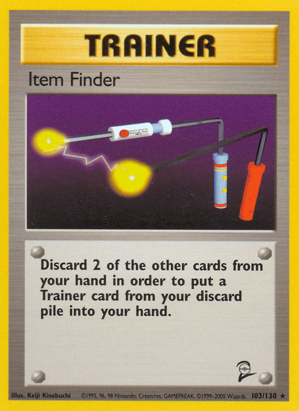 Item Finder (103/130) [Base Set 2] Pokemon Single Pokémon  | Multizone: Comics And Games