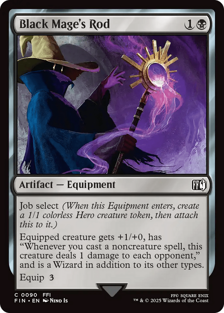 Black Mage's Rod [FINAL FANTASY] MTG Single Magic: The Gathering  | Multizone: Comics And Games