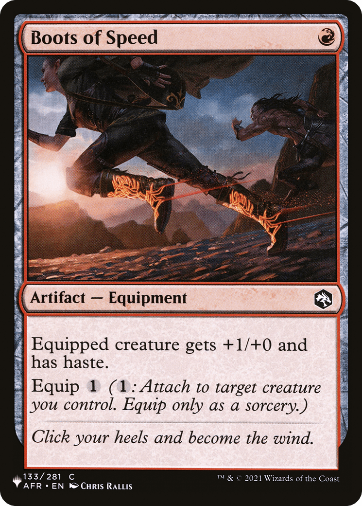 Boots of Speed [The List] MTG Single Magic: The Gathering  | Multizone: Comics And Games