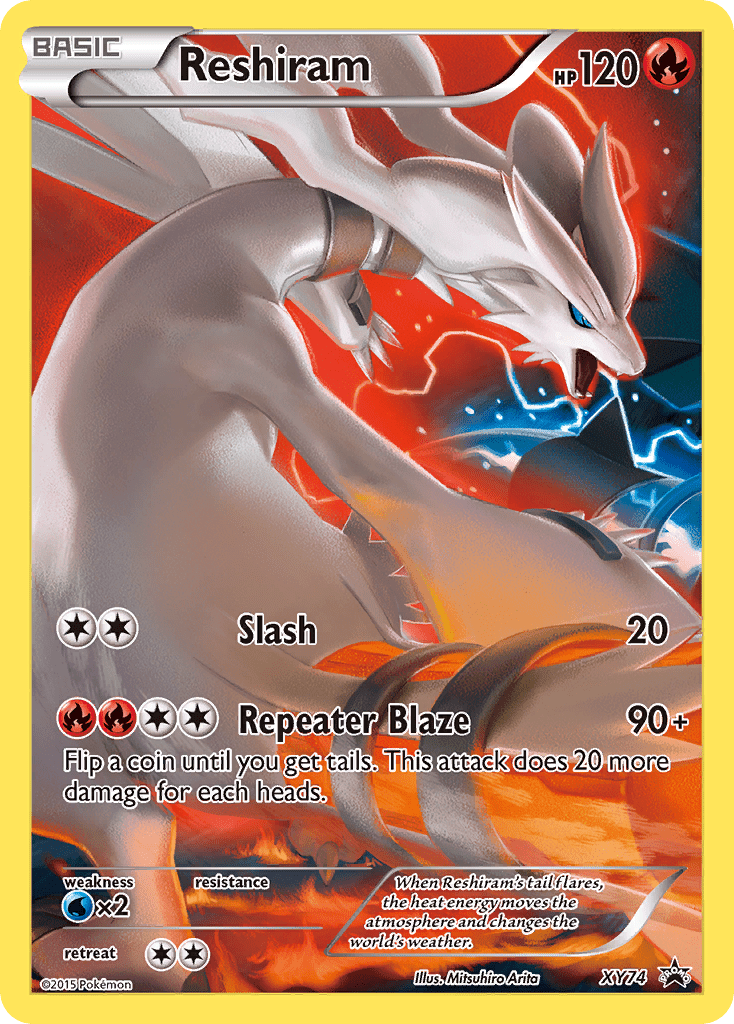 Reshiram (XY74) [XY: Black Star Promos] Pokemon Single Pokémon  | Multizone: Comics And Games