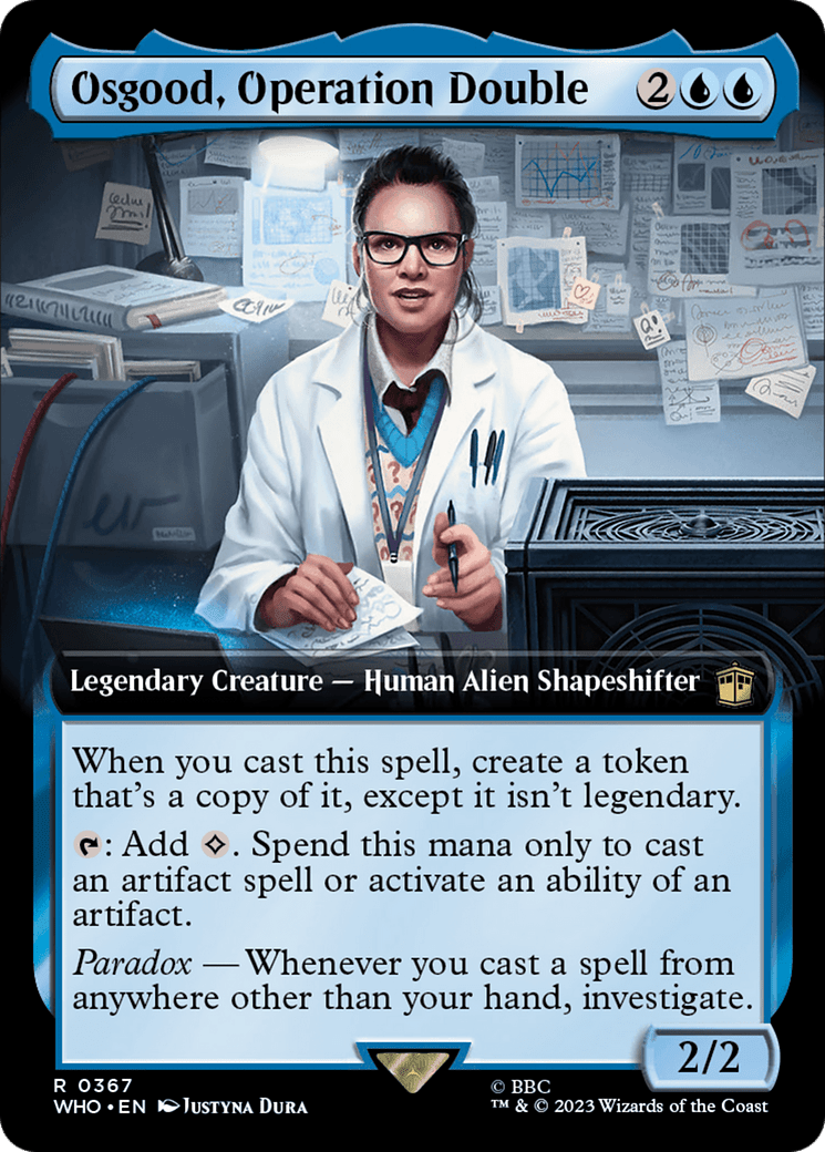 Osgood, Operation Double (Extended Art) [Doctor Who] MTG Single Magic: The Gathering  | Multizone: Comics And Games
