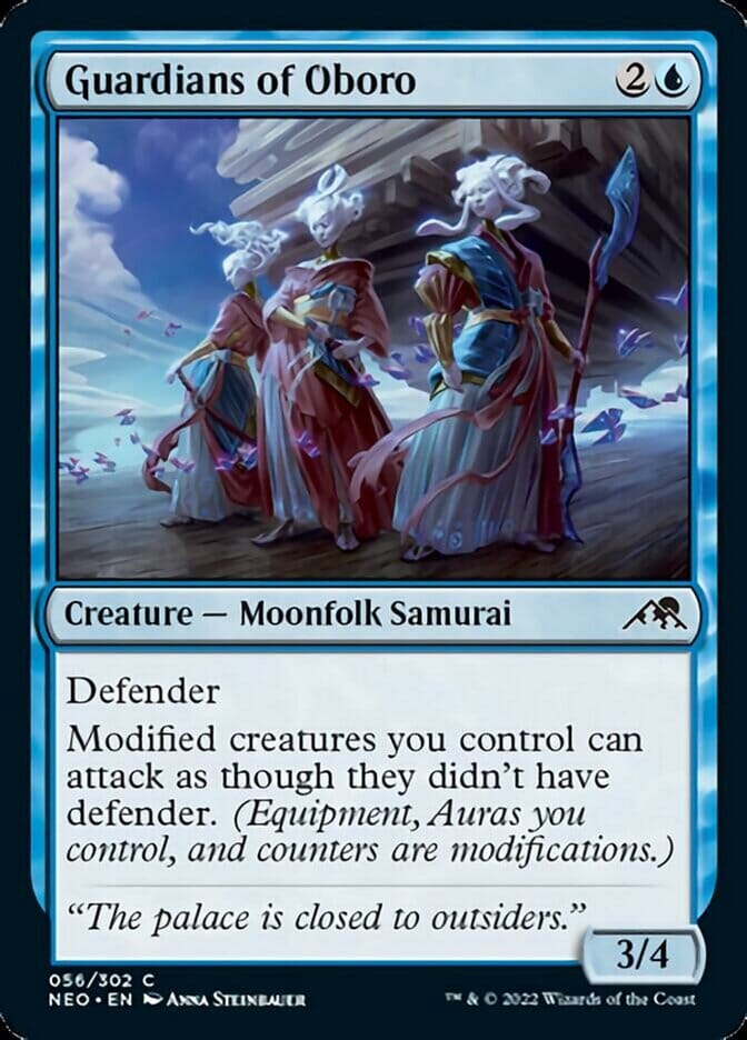 Guardians of Oboro [Kamigawa: Neon Dynasty] MTG Single Magic: The Gathering  | Multizone: Comics And Games