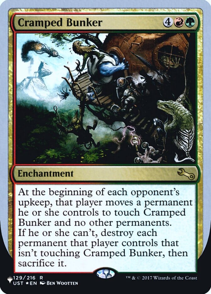 Cramped Bunker (Unfinity Foil Edition) [The List] MTG Single Magic: The Gathering  | Multizone: Comics And Games