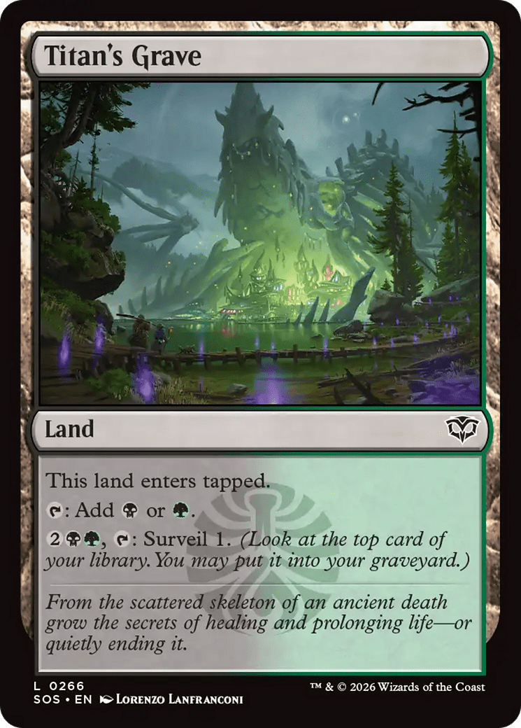 Titan's Grave [Secrets of Strixhaven] MTG Single Magic: The Gathering  | Multizone: Comics And Games