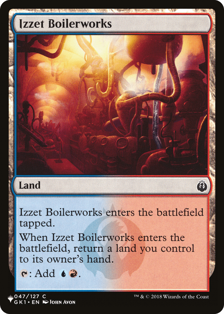 Izzet Boilerworks (GK1) [The List] MTG Single Magic: The Gathering  | Multizone: Comics And Games