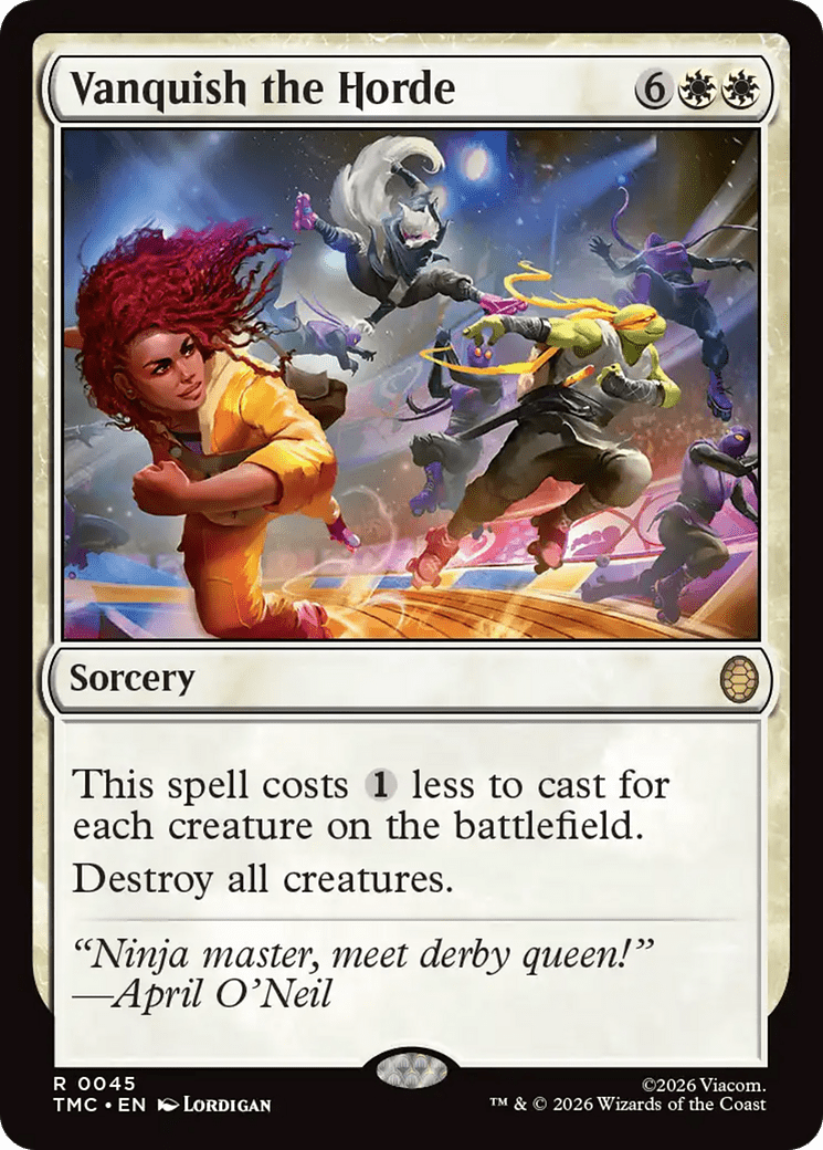 Vanquish the Horde [Teenage Mutant Ninja Turtles Commander] MTG Single Magic: The Gathering  | Multizone: Comics And Games