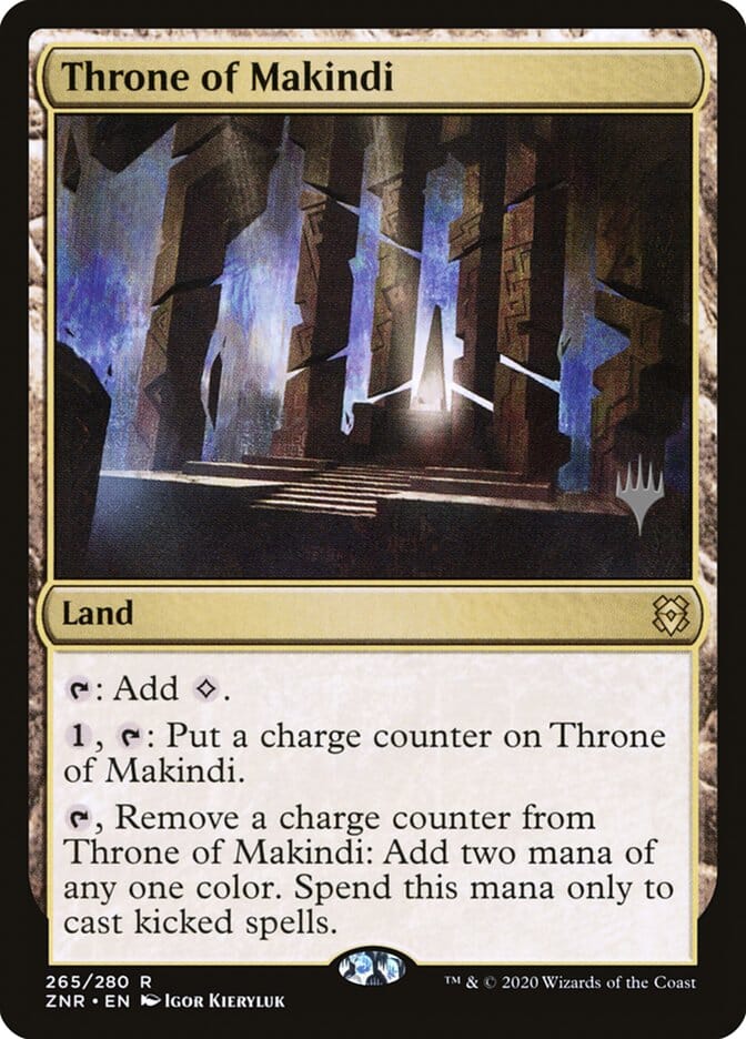 Throne of Makindi (Promo Pack) [Zendikar Rising Promos] MTG Single Magic: The Gathering  | Multizone: Comics And Games