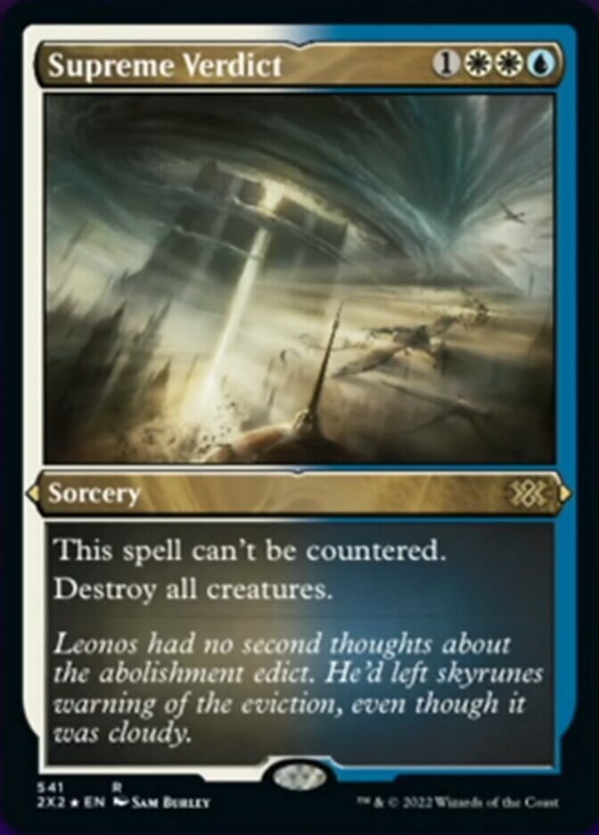 Supreme Verdict (Foil Etched) [Double Masters 2022] MTG Single Magic: The Gathering  | Multizone: Comics And Games