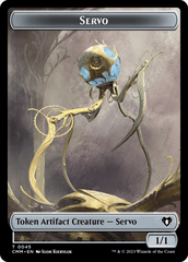 Servo // Elephant Double-Sided Token [Commander Masters Tokens] MTG Single Magic: The Gathering  | Multizone: Comics And Games