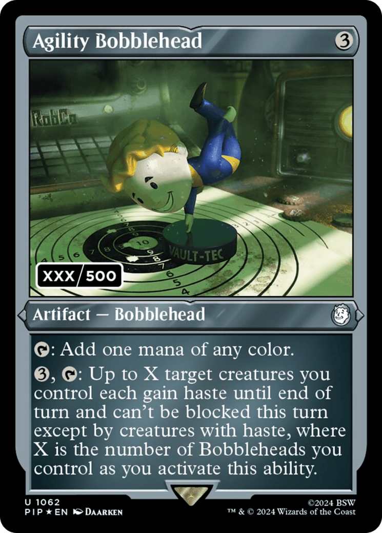 Agility Bobblehead (Serial Numbered) [Fallout] MTG Single Magic: The Gathering  | Multizone: Comics And Games