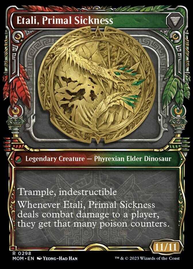 Etali, Primal Conqueror // Etali, Primal Sickness (Showcase Planar Booster Fun) [March of the Machine] MTG Single Magic: The Gathering  | Multizone: Comics And Games