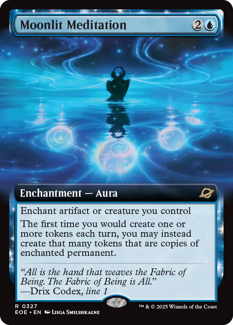 Moonlit Meditation (Extended Art) [Edge of Eternities] MTG Single Magic: The Gathering  | Multizone: Comics And Games