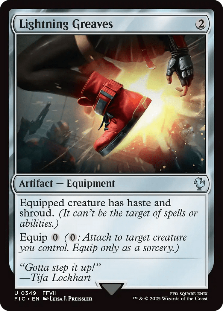 Lightning Greaves [FINAL FANTASY Commander] MTG Single Magic: The Gathering  | Multizone: Comics And Games