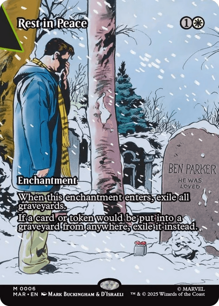 Rest in Peace (Borderless) [Marvel Universe: Eternal-Legal] MTG Single Magic: The Gathering  | Multizone: Comics And Games